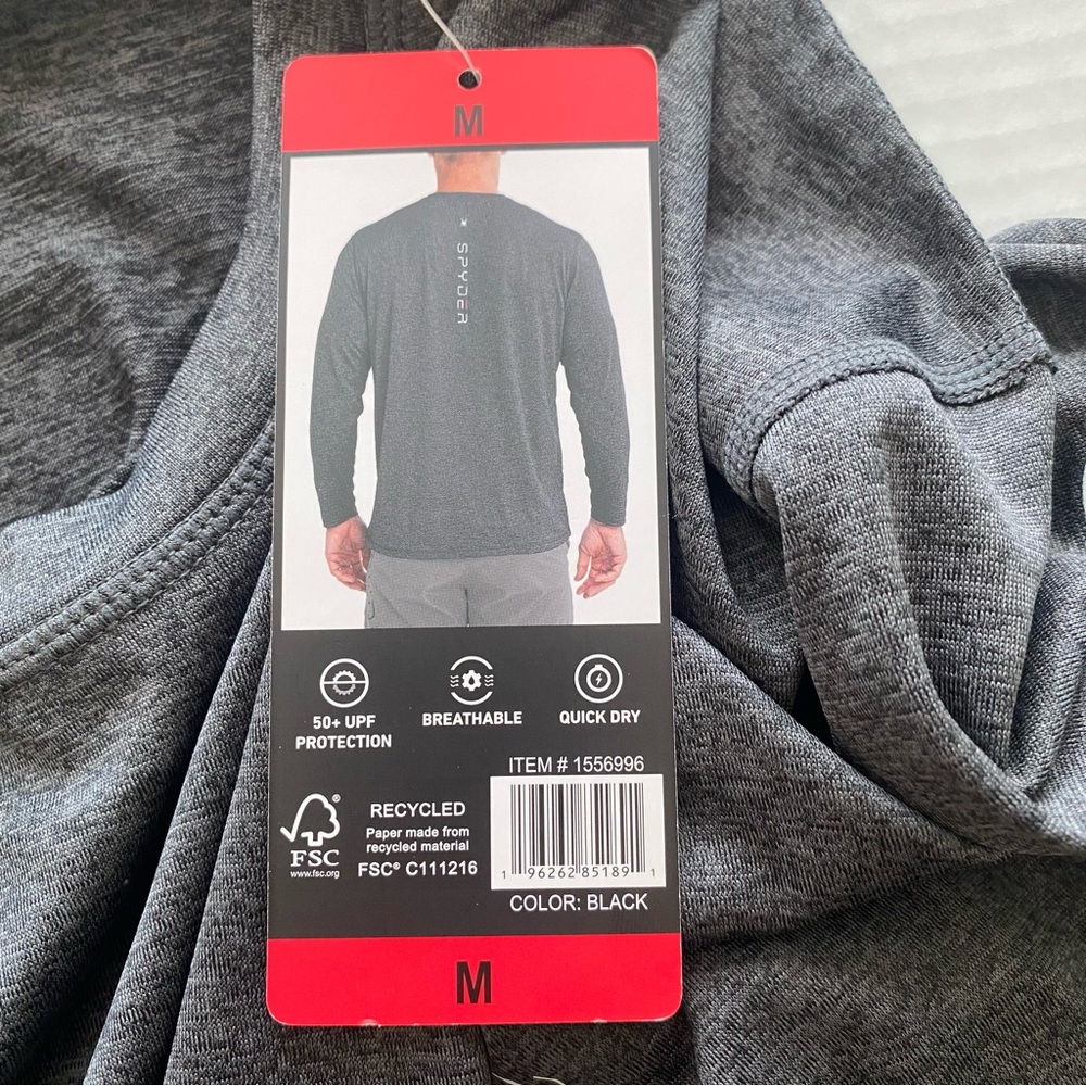 Spyder Swim Rash Guard NWT 50+ UPF size medium - Picture 9 of 9